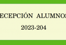 Recepción de alumnos y entrega de horarios
