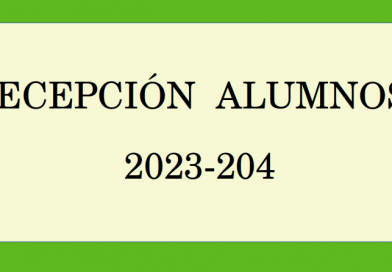 Recepción de alumnos y entrega de horarios