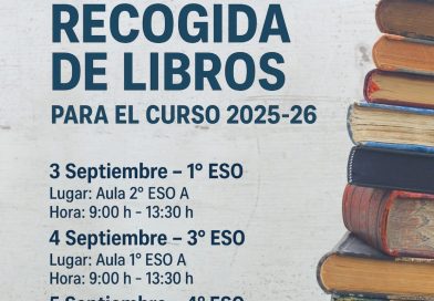 RECOGIDA DE LIBROS CURSO 2025-2026
