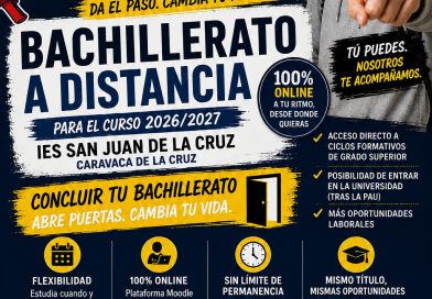 Abierto plazo de matrícula en Bachillerato a Distancia