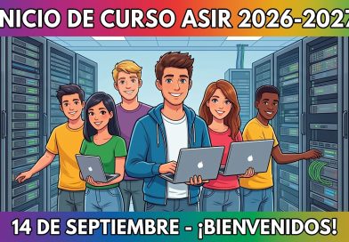 Inicio de clases de ASIR el 14 de septiembre